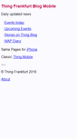 Mobile Screenshot of m.thing-net.de