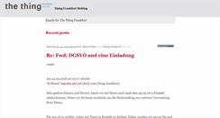 Desktop Screenshot of moblog.thing-net.de
